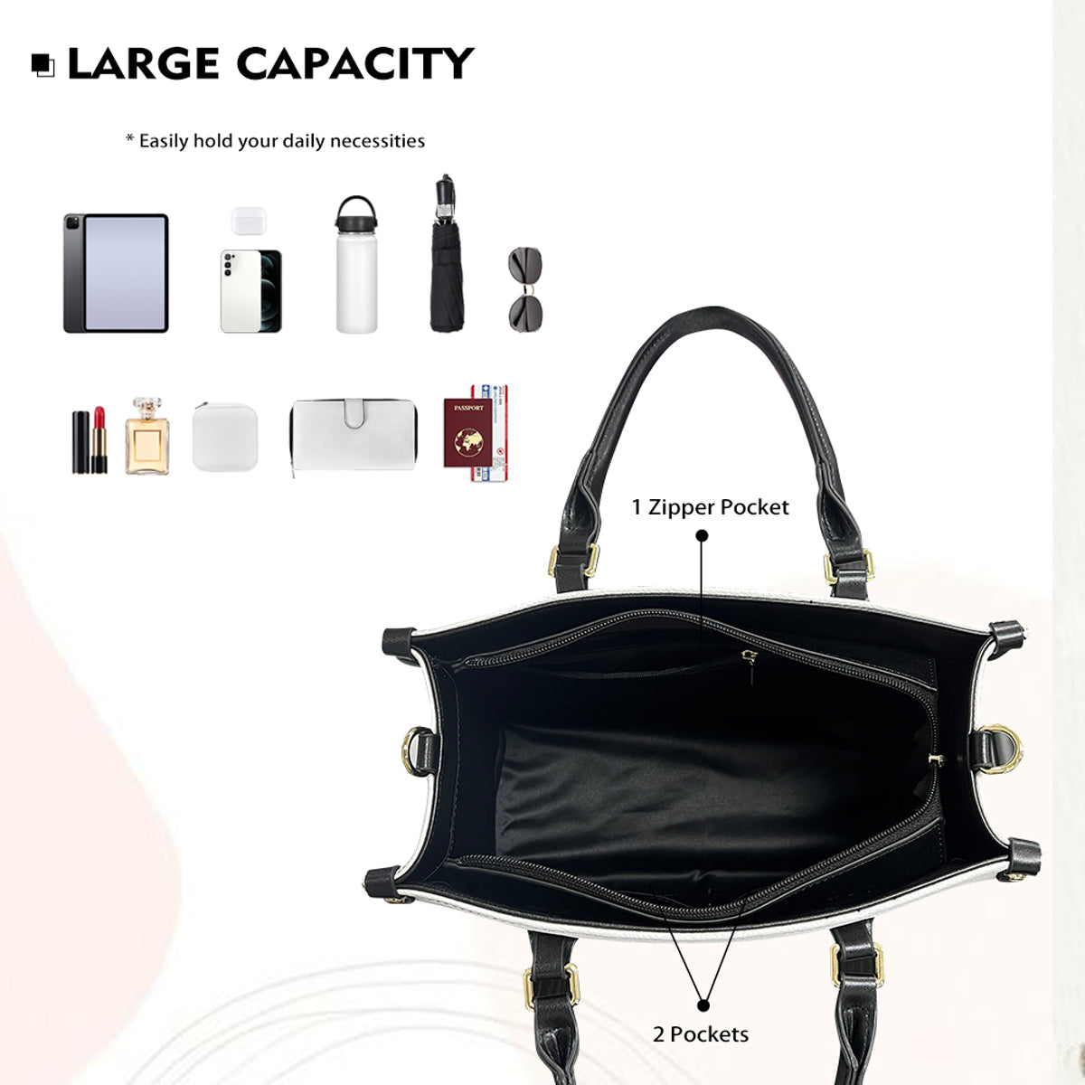 Black Women Pride - Personalized African American Leather Handbag
