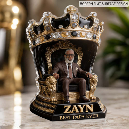 Custom Any Photo - Personalized Father Custom Shaped Acrylic Plaque