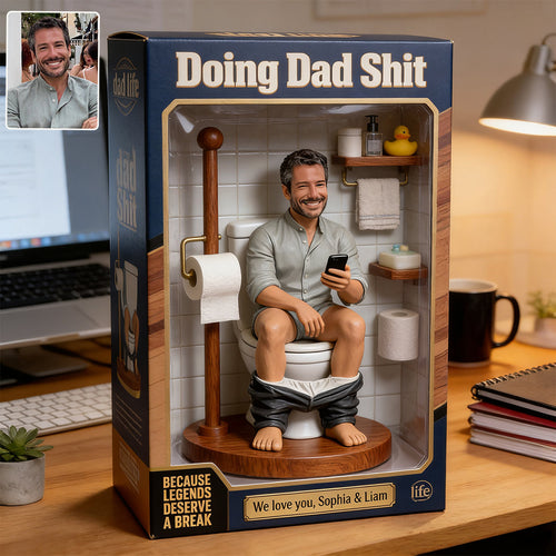 Custom Any Photo - Personalized Father Custom Shaped Acrylic Plaque