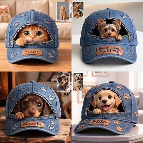 Custom Any Photo - Personalized Dog Classic Cap