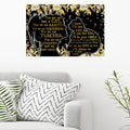 You're Not Just A Cat Faux Glitter Pattern Print Poster