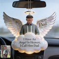 Angel Wing - Personalized Memorial Car Ornament