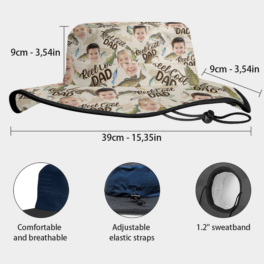 Reel Cool Dad - Personalized Fishing Boonie Hat