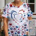 American Grandma - Personalized Grandma All Over Shirt
