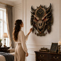 Personalized Ancient Relic Collectors Wall Clock with Custom Name — personalized with a custom name