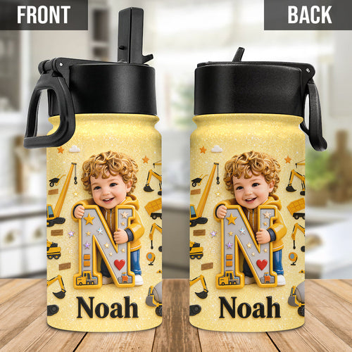 Custom Any Photo - Personalized Kids Water Bottle
