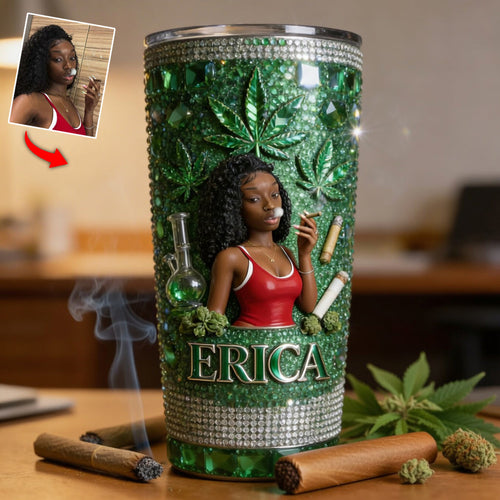Custom Any Photo - Personalized Weed Tumbler