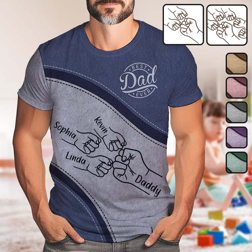 Best Dad Ever - Personalized Gift For Father All Over Shirt