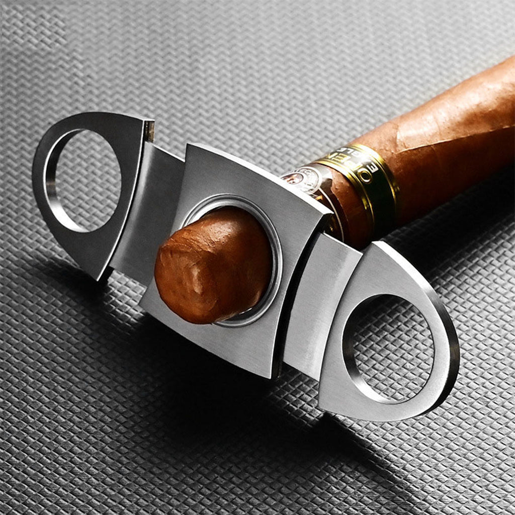Dad Loves Cigars - Personalized Father Leather Cigar Humidor Case