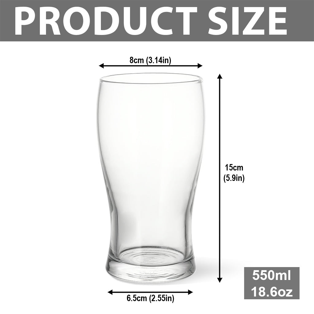 Gone Fishing - Personalized Fishing Beer Pint