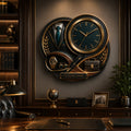 Personalized Executive Suit Wall Clock with Custom Name — personalized with a custom name