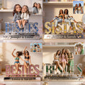 Custom Any Photo Best Gift For Bestie - Personalized Bestie Custom Shaped Acrylic Plaque