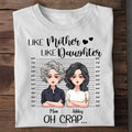 Like Mother Like Daughter - Personalized Mother's Day Mother T-shirt and Hoodie