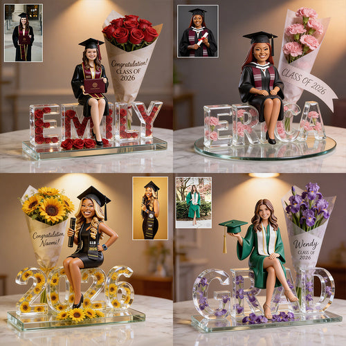 Custom Any Photo - Personalized Graduation Custom Shaped Acrylic Plaque