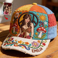 Peace Love Sunshine - Personalized Hippie Classic Cap