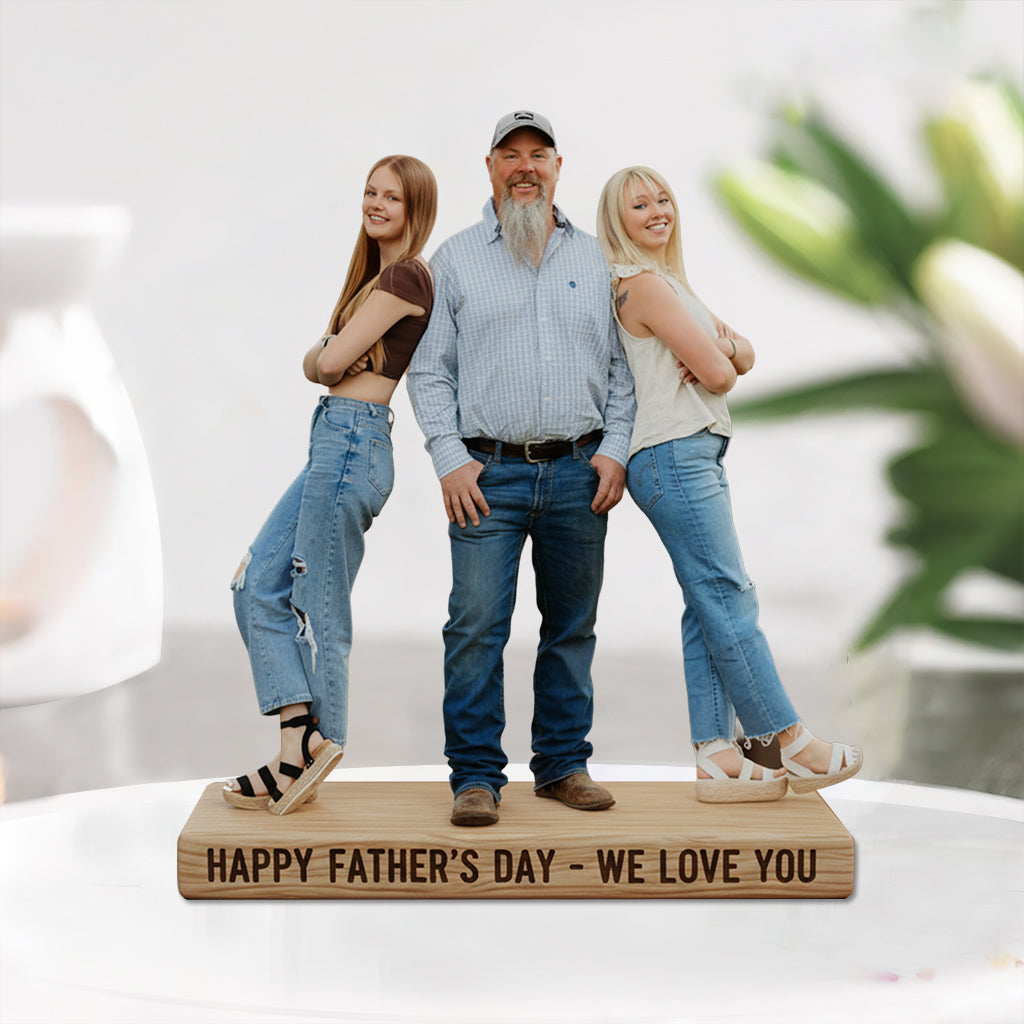 Custom Any Photo Best Gift For Dad, Grandpa - Personalized Father Custom Shaped Acrylic Plaque