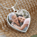 Thank You Mum - Gift for mom, grandma, wife, girlfriend, daughter - Personalized Heart Pendant Necklace