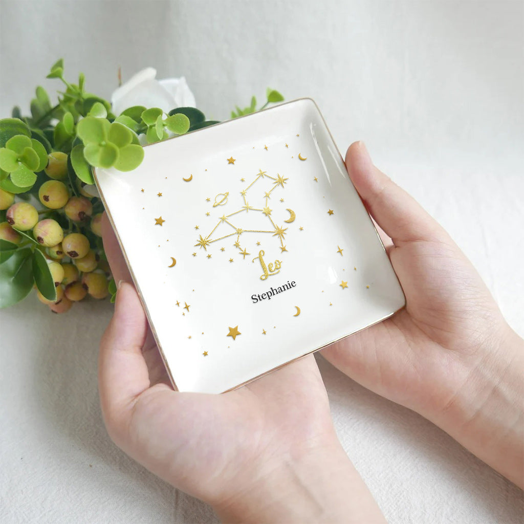 Shine Like A Star - Personalized Horoscope Jewelry Dish