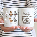 Daddy's Little Ponies - Horse gift for dad,grandpa, husband, him - Personalized Mug