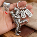 Custom Keychain From Any Photo - Personalized Hunting Keychain With Charms