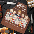 Best Flippin' Dad - Gift for dad, grandma, grandpa, mom, uncle, aunt - Personalized Apron