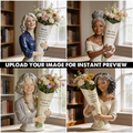 Flower Bouquet Vase - Mother's Day Gift - Personalized Mother Acrylic Flower Vase