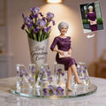 Custom Any Photo Perfect Gift For Mom, Grandma - Personalized Mother Custom Shaped Acrylic Plaque