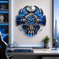 Personalized Space Enthusiasts Wall Clock with Custom Name — personalized with a custom name
