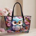Cool Owl - Personalized Owl Leather Bag