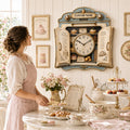Personalized Baker Book Lovers Wall Clock, Custom Name Gift for Bakers — personalized with a custom name