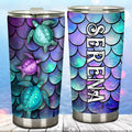Beach Please Sea Turtle - Personalized Sea Lover Tumbler