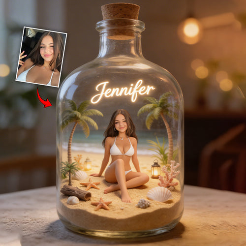 Custom Any Photo - Personalized Sea Lover Custom Shaped Acrylic Plaque