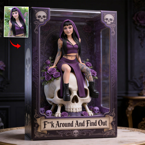 Custom Any Photo - Personalized Skull Custom Shaped Acrylic Plaque