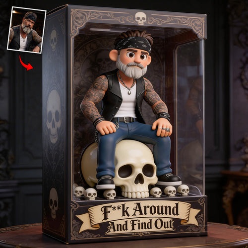 Custom Any Photo - Personalized Skull Custom Shaped Acrylic Plaque