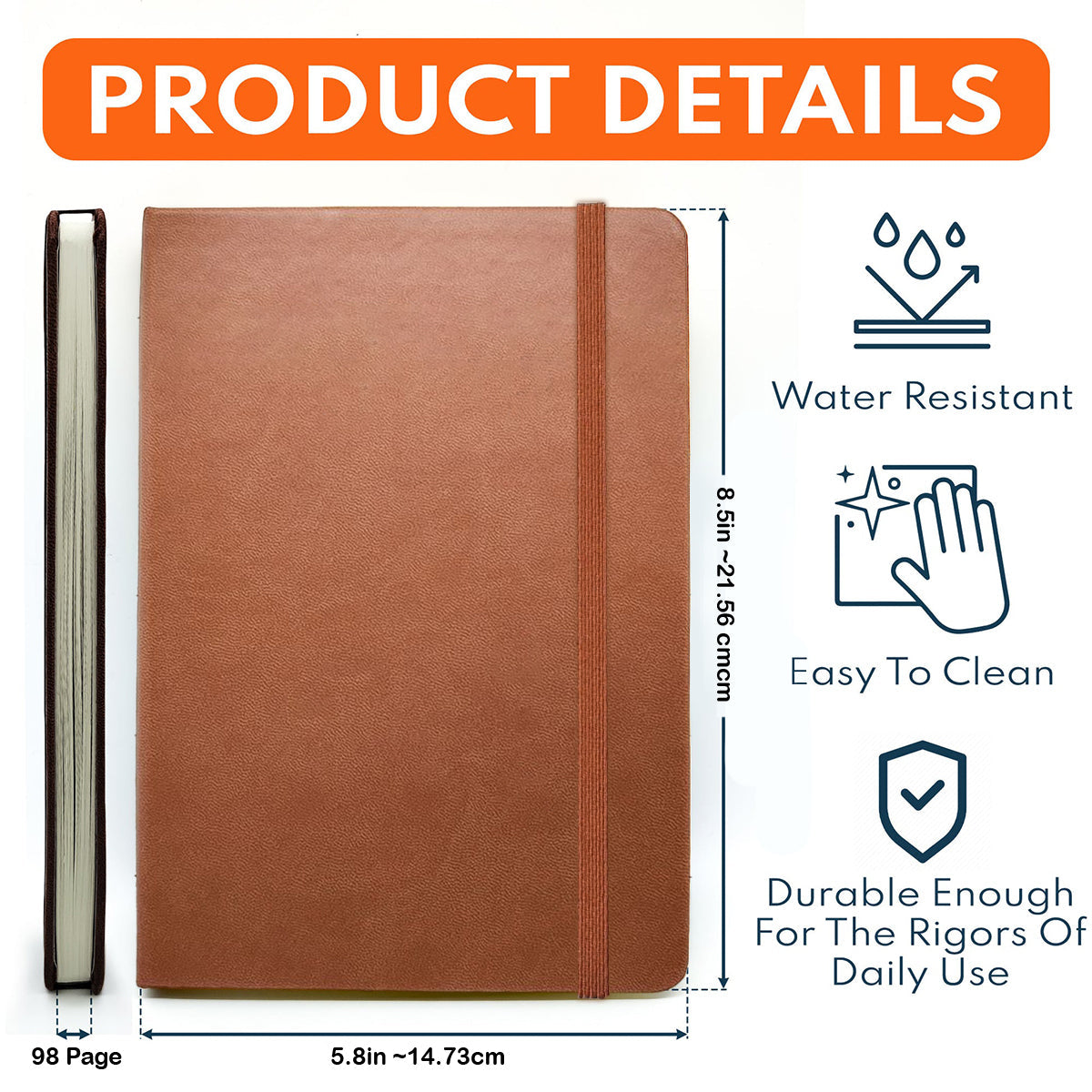 Teacher Notebook Custom From Photo - Personalized Teacher Leather Journal