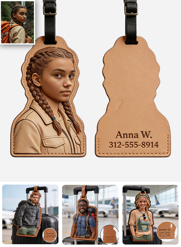 On The Go - Personalized Travelling Luggage Tag