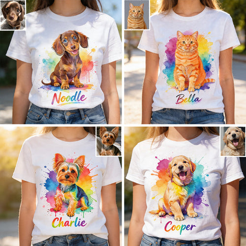 Custom Any Photo - Personalized Dog T-shirt And Hoodie