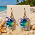 Beautiful Turtle - Personalized Turtle Earrings