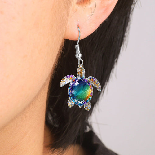 Beautiful Turtle - Personalized Turtle Earrings