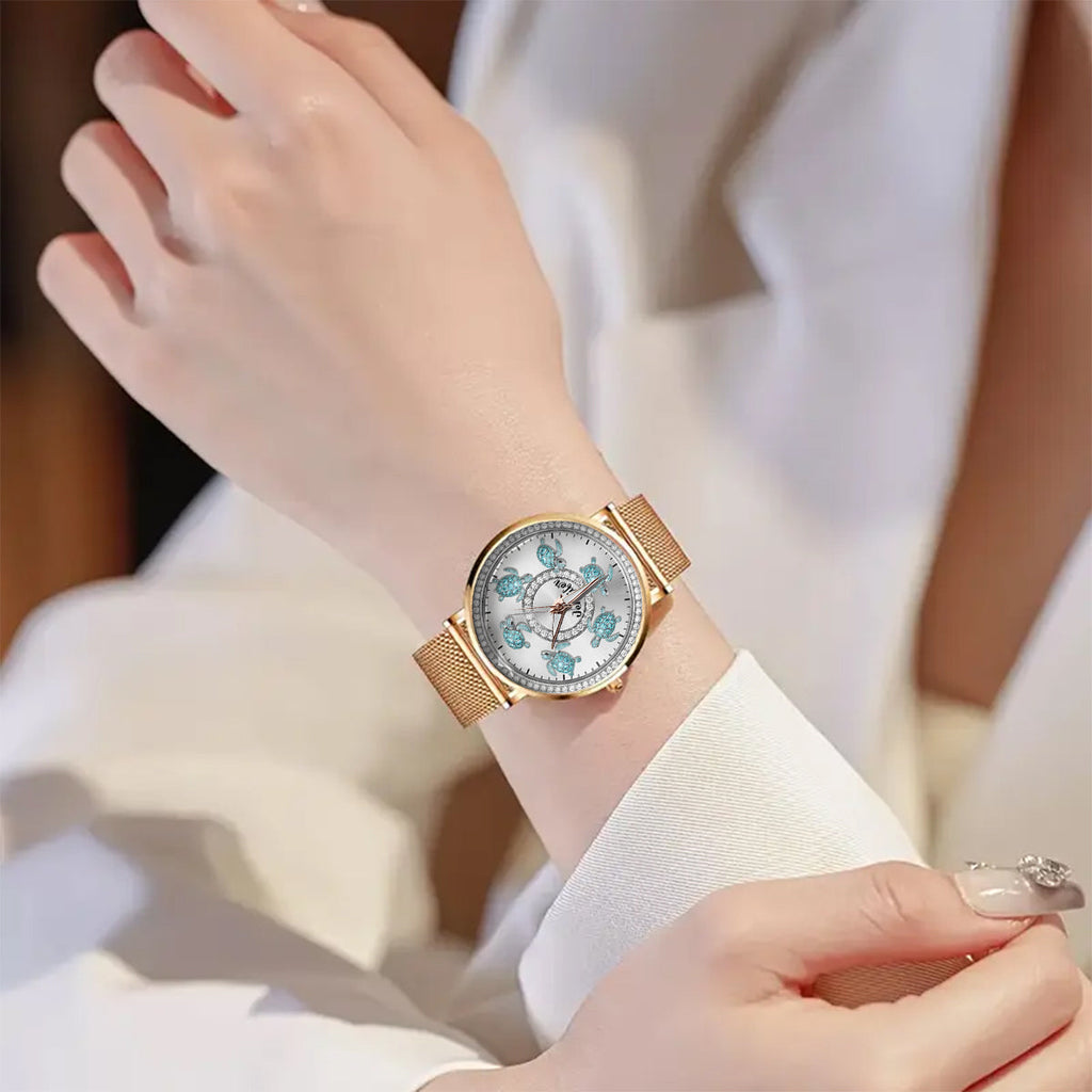 Love Turtles - Personalized Turtle Women Hand Watch