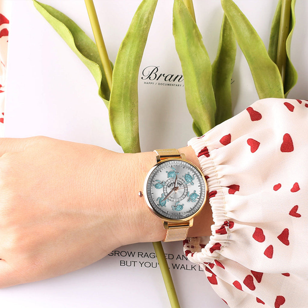 Love Turtles - Personalized Turtle Women Hand Watch