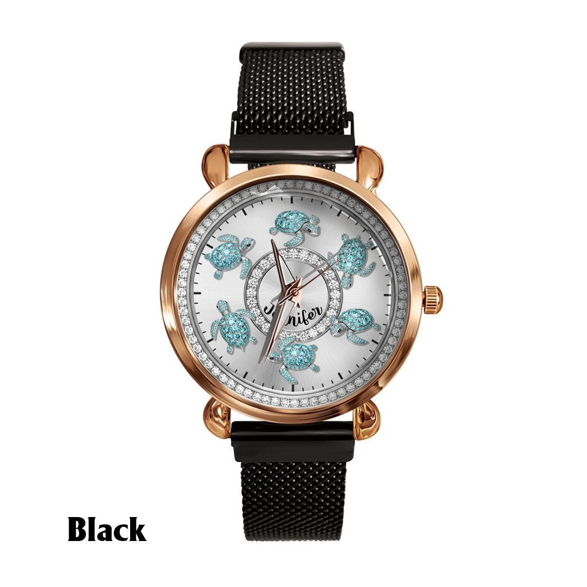 Love Turtles - Personalized Turtle Women Hand Watch