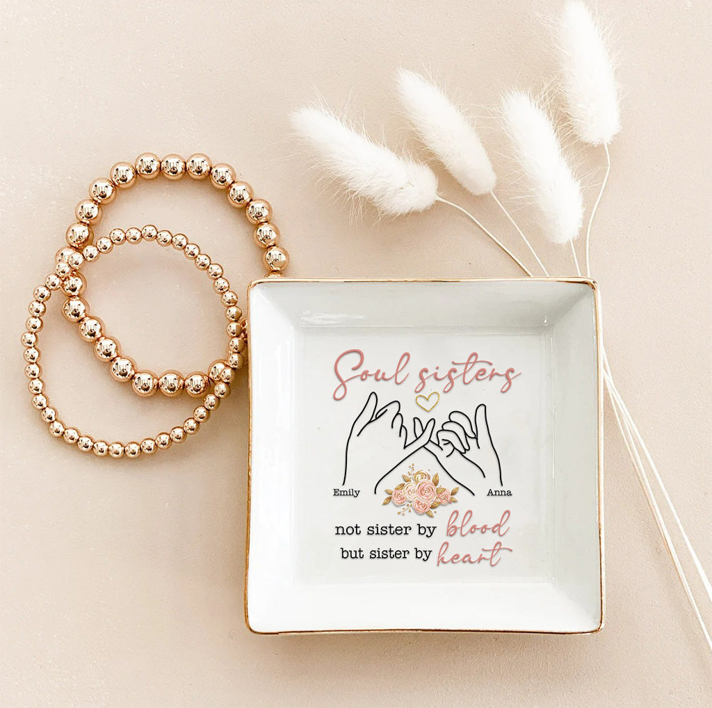 Soul Sisters Pinky Promise - Personalized Bestie Jewelry Dish