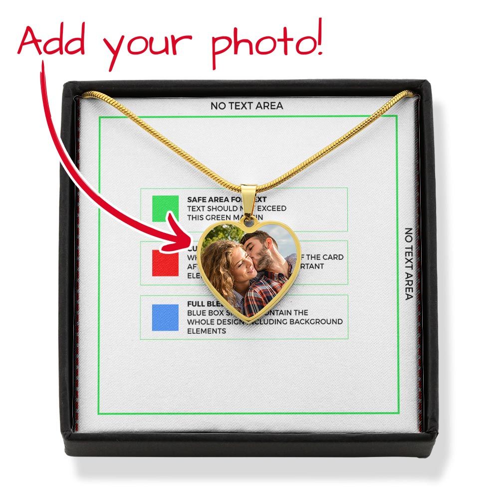 Without You I'm Nothing - Personalized Nightmare Heart Pendant Necklace