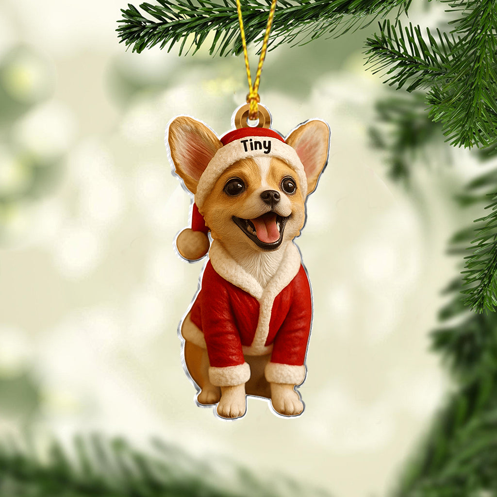 Furry And Bright - Personalized Dog Custom Made 3D Minifigure Ornament