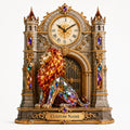 Personalized Royal Entryway Wall Clock with Custom Name — personalized with a custom name