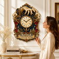 Personalized Celestial Puppet Master Wall Clock with Custom Name — personalized with a custom name