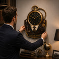 Personalized Achievement Wall Clock with Custom Name — personalized with a custom name