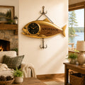 Personalized Fish Wall Clock with Custom Name — personalized with a custom name