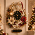 Personalized Santa Wall Clock with Custom Name — personalized with a custom name